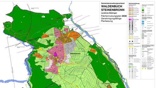 Planteil des Flächennutzungsplans 2030